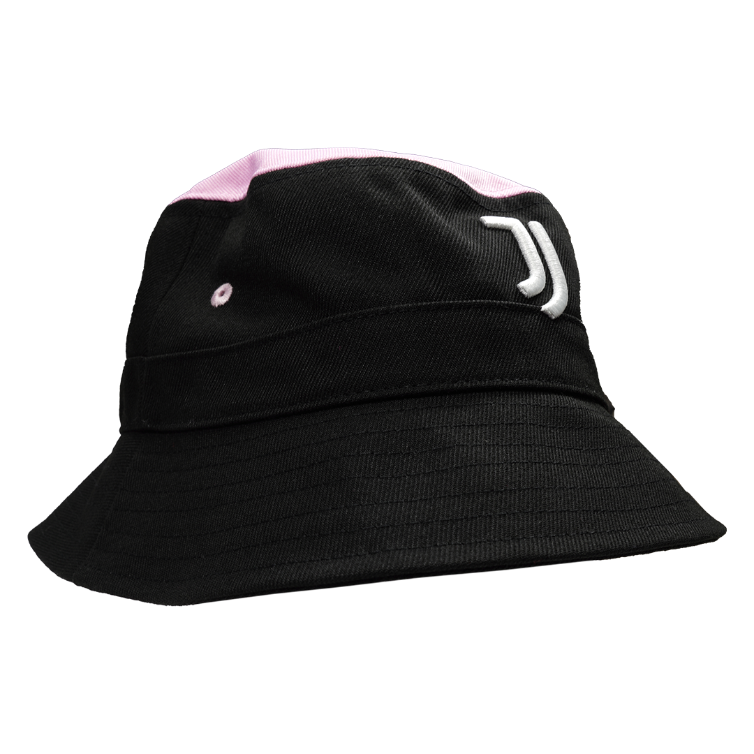 Juventus Miami Black and Pink Bucket Hat